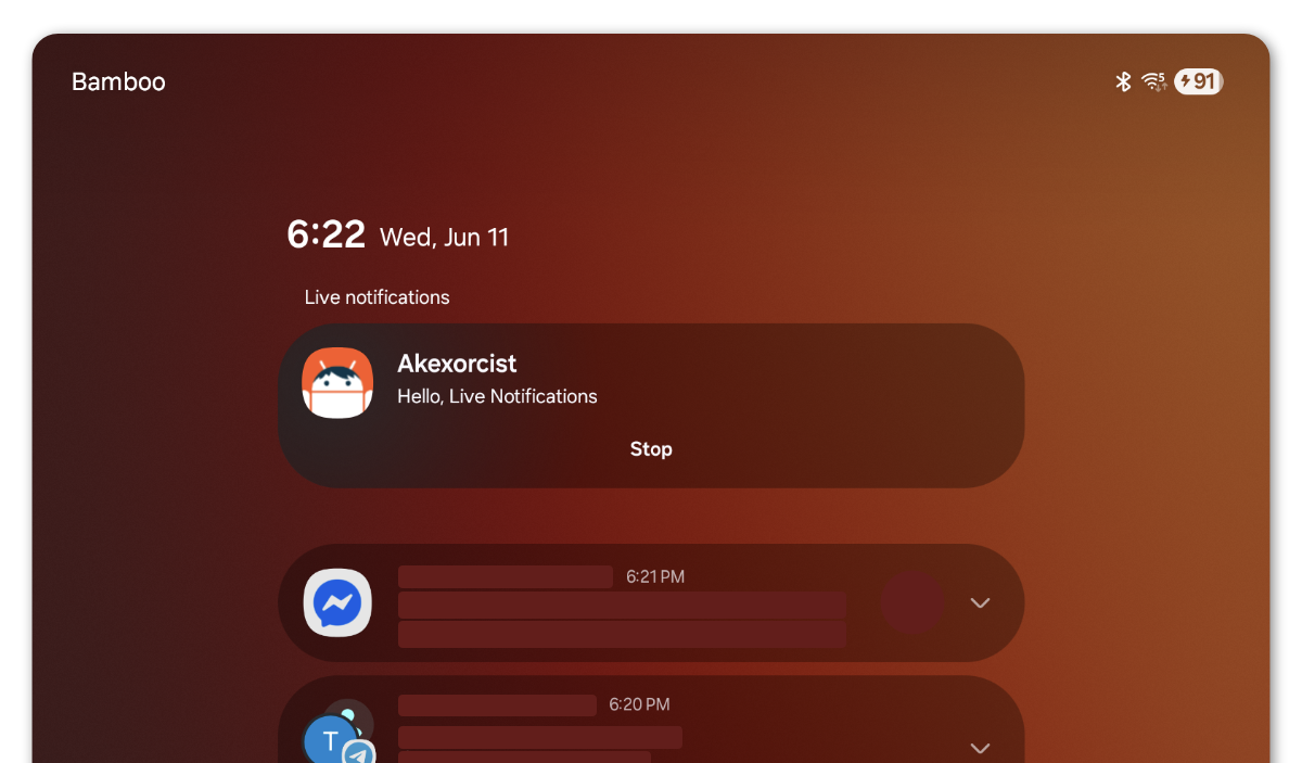 Live Notifications and Now Bar in Samsung One UI 7: As developer