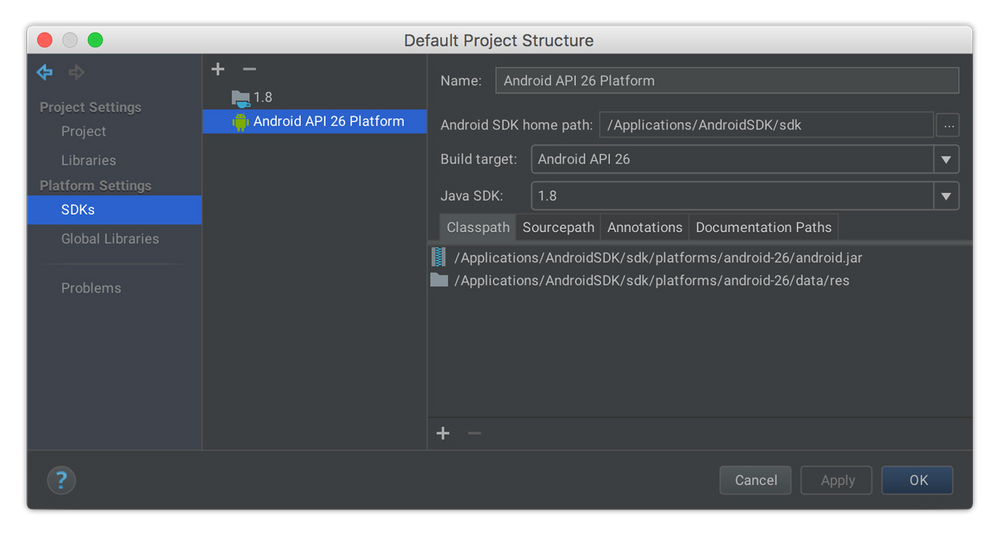 android studio build apk package